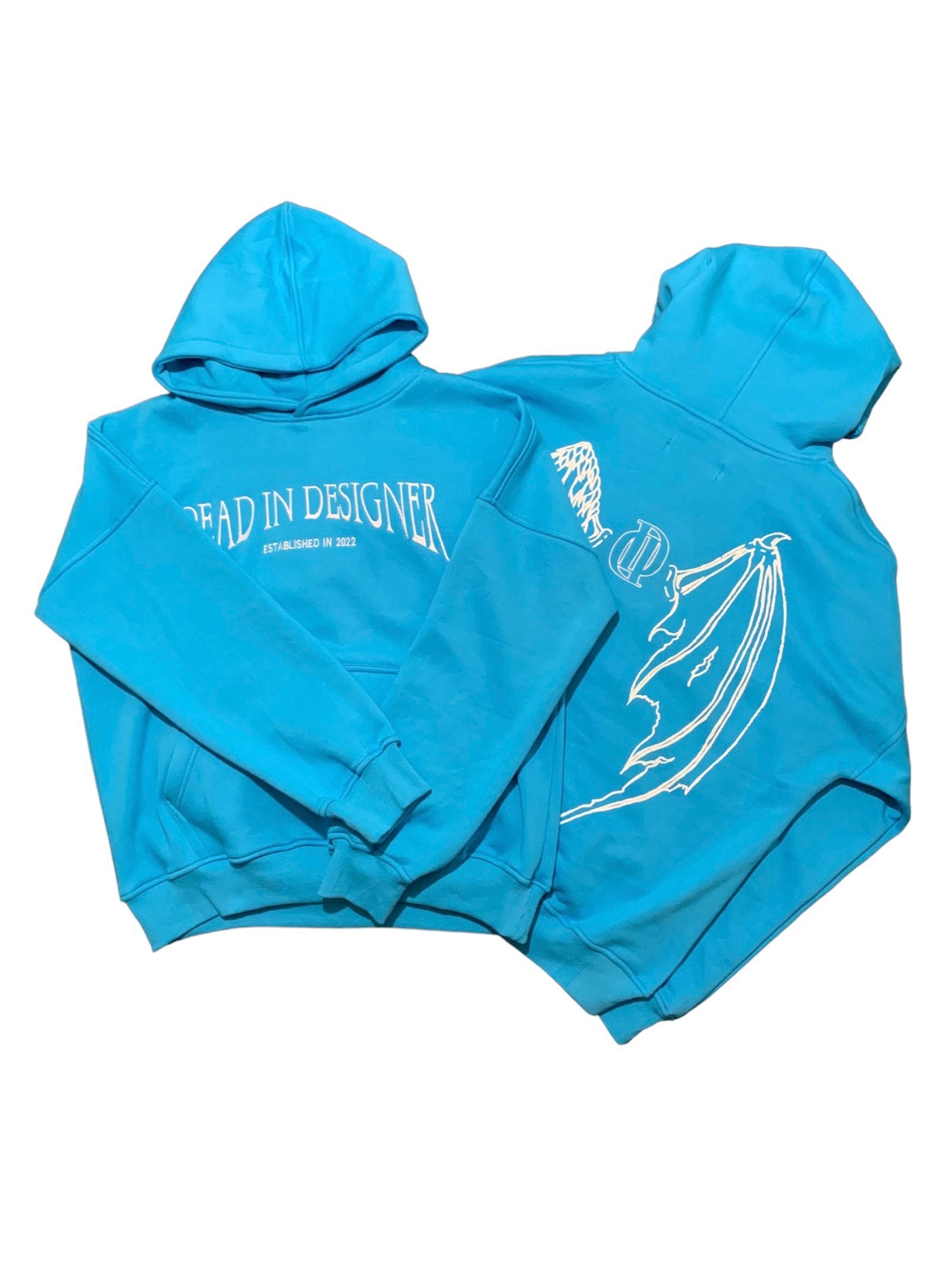 Blue store designer hoodie